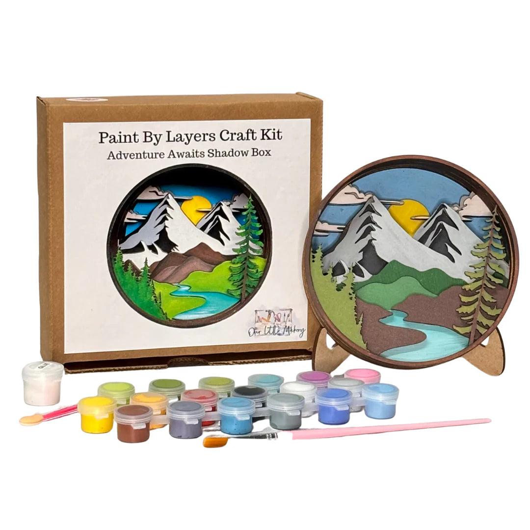 Our Little Makery - Adventure Awaits Shadow Box Kit