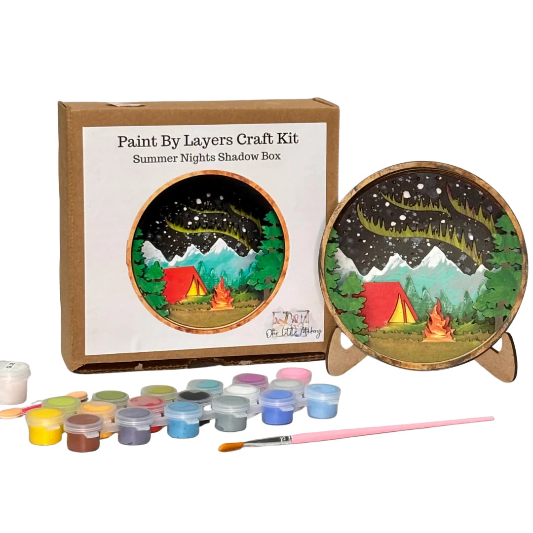 Our Little Makery - Summer Nights Shadow Box Kit