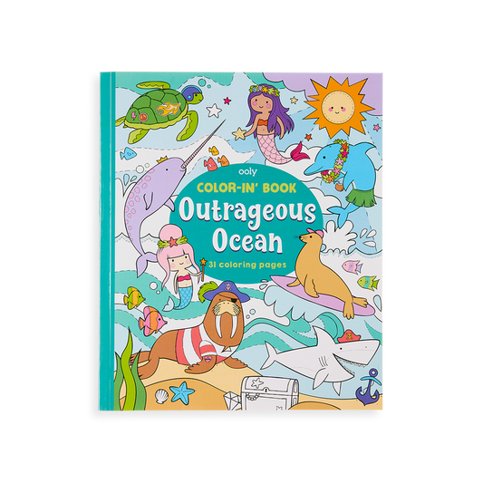 Ooly Colour-in Book - Outrageous Ocean