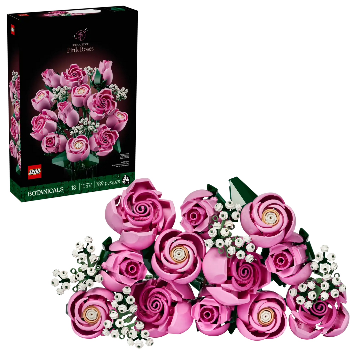 Lego Bouquet of Pink Roses