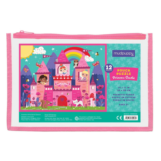 Mudpuppy Princess Castle 12 Piece Pouch Puzzle