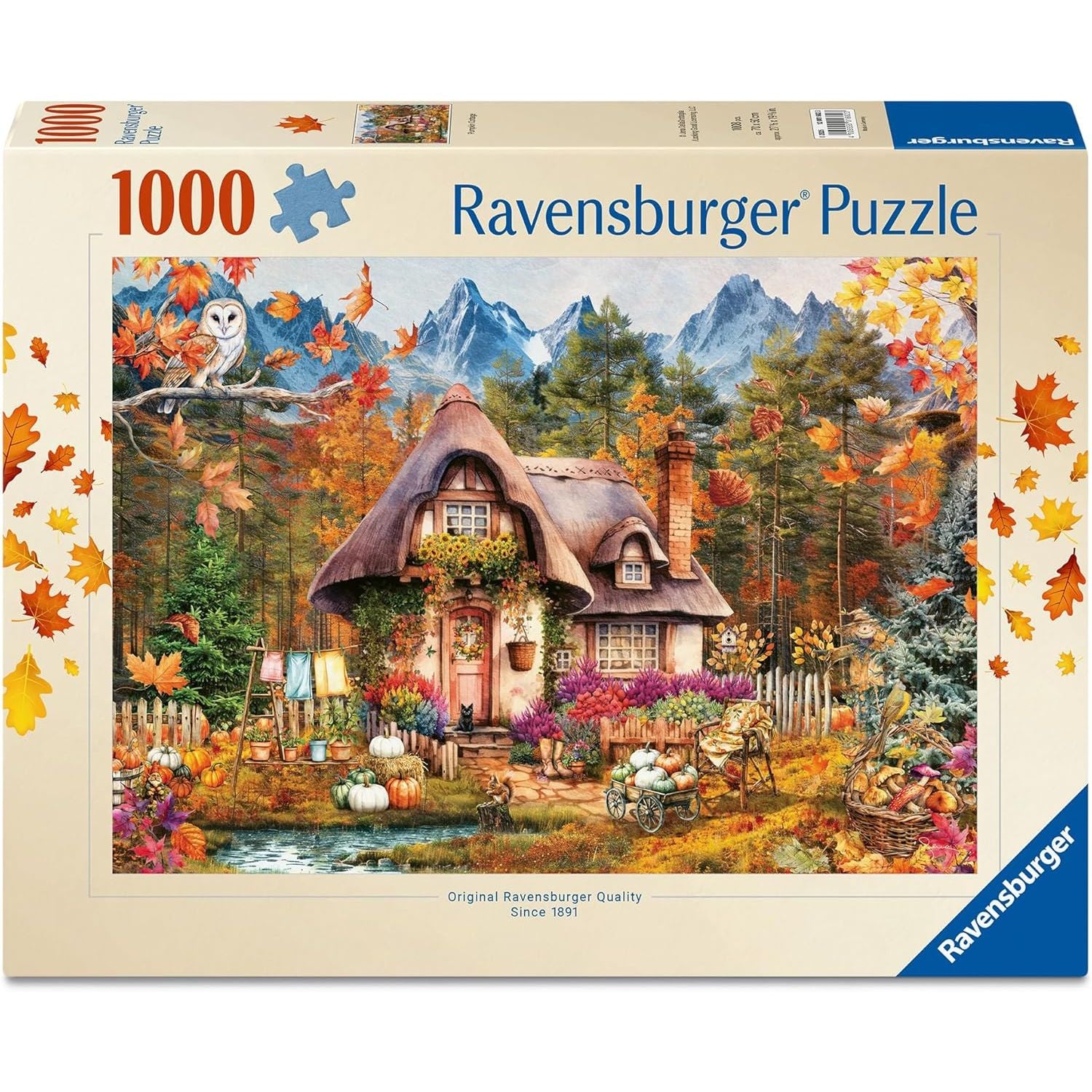 Ravensburger Pumpkin Cottage 1000 Piece Puzzle
