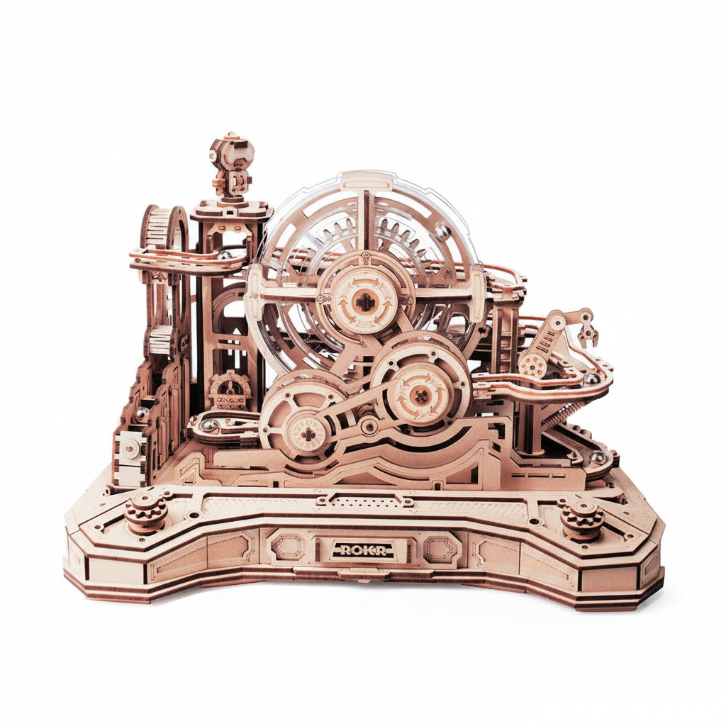 ROKR Wooden DIY 3D Puzzle - Gear Ball Challenge