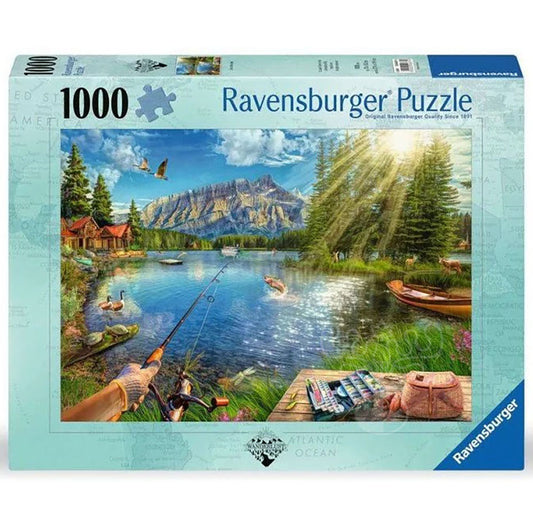 Ravensburger Wanderlust Life At The Lake 1000 Piece Puzzle