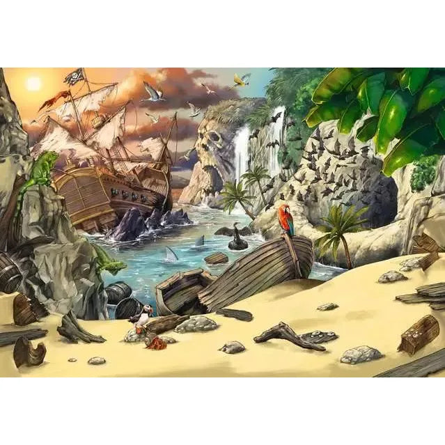 Ravensburger 368 Piece Escape Puzzle Kids Pirates Peril