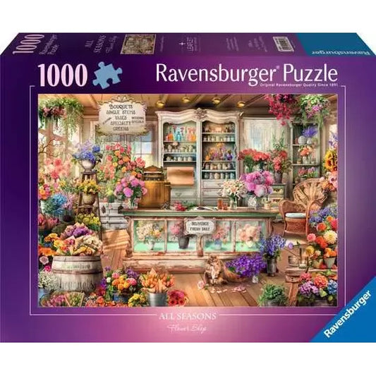 Ravensburger All Seasons Flower Shop 1000 Piece Puzzle