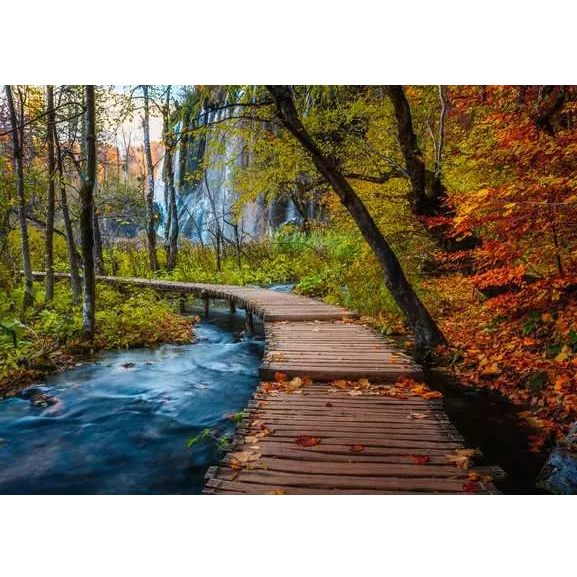 Ravensburger Beautiful Walkways: Autumnal Wood Trail 1000 Piece Puzzle