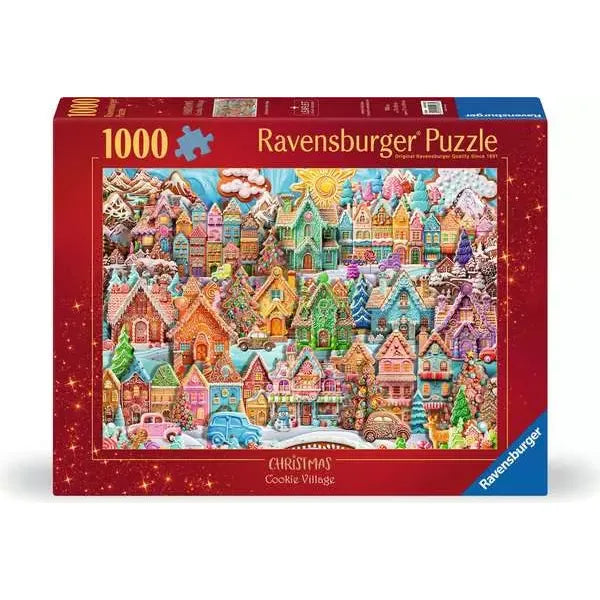Ravensburger Chistmas Cookie Village 1000 Piece Puzzle