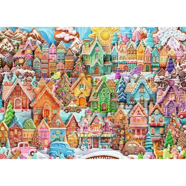 Ravensburger Chistmas Cookie Village 1000 Piece Puzzle