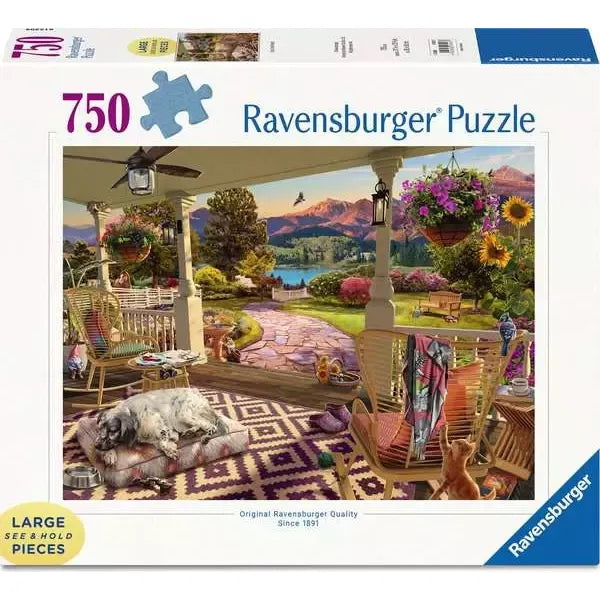 Ravensburger Cozy Front Porch Views 750 Piece Puzzle