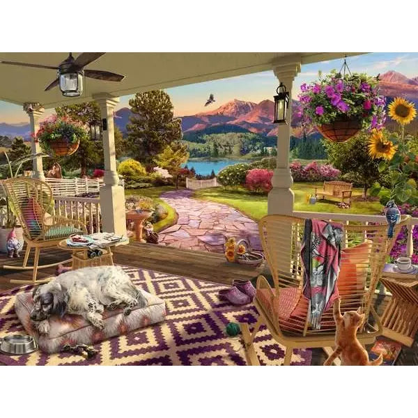 Ravensburger Cozy Front Porch Views 750 Piece Puzzle