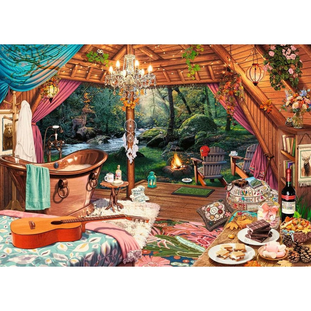 Ravensburger - Cozy Glamping 500 Piece Puzzle