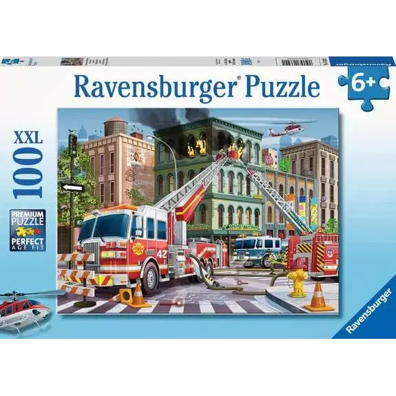 Ravensburger Fire Truck Rescue 100 Piece Puzzle