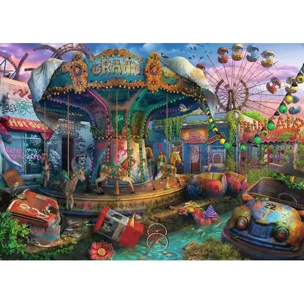 Ravensburger Abandoned Places: Gloomy Carnival 1000 Piece Puzzle