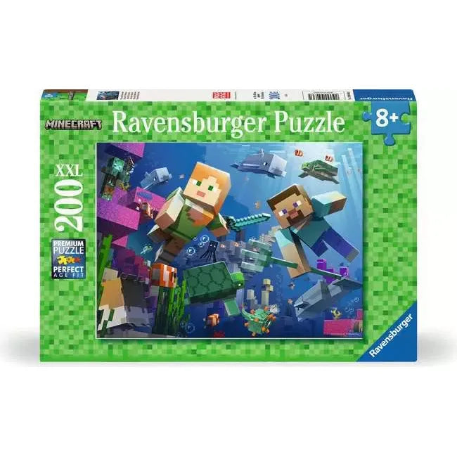 Ravensburger Minecraft Underwater 200 Piece Puzzle