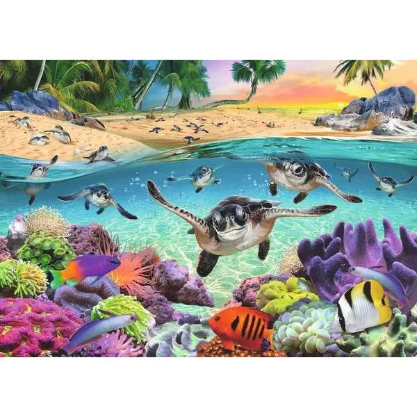 Ravensburger Race of the Baby Sea Turtles 500 Piece Puzzle