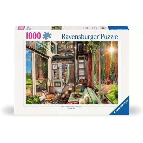 Ravensburger Redwood Forest Tiny House 1000 Piece Puzzle