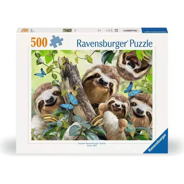 Ravensburger Sloth Selfie 500 Piece Puzzle