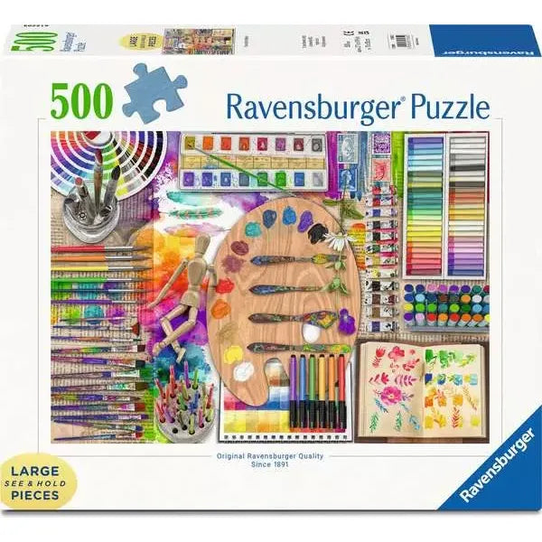 Ravensburger The Artist's Palette 500 Piece Puzzle