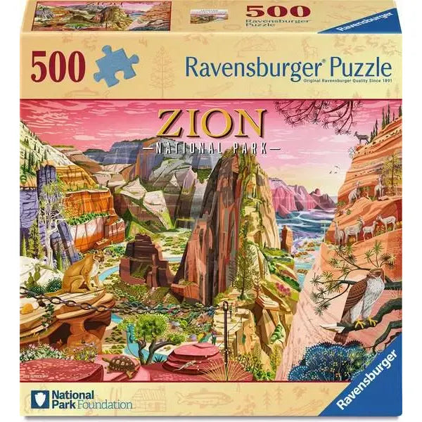 Ravensburger Zion National Park 500 Piece Puzzle