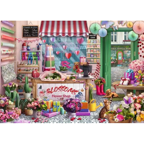 Ravensburger Blossoms Flower Shop 1000 Piece Puzzle