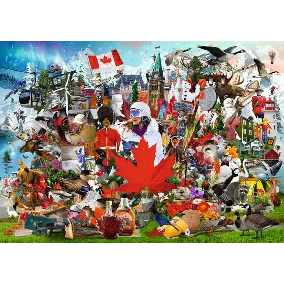 Ravensburger Canadian Collection Oh Canada! 1000 Piece Puzzle