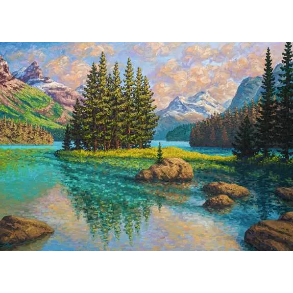 Ravensburger Canadian Collection Spirit Of Maligne 1000 Piece Puzzle