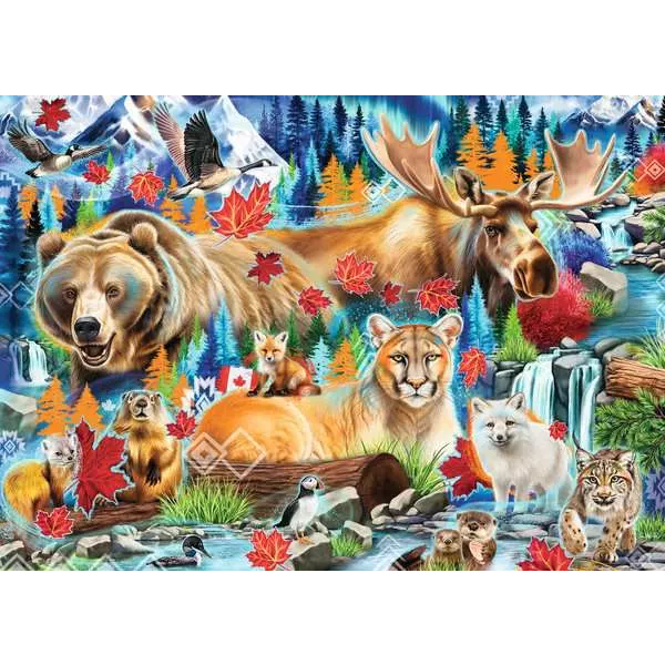 Ravensburger Canadian Collection Wild Canada 1000 Piece Puzzle