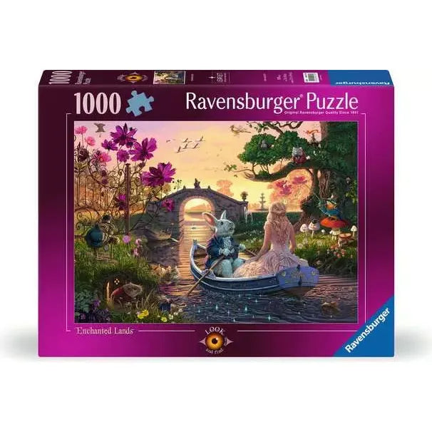 Ravensburger Enchanted Lands Look & Find 1000 Piece Puzzle