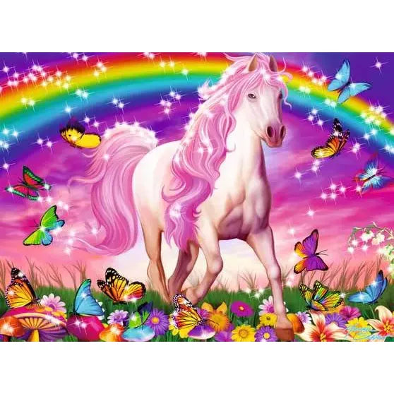 Ravensburger Glitter Horse Dream 100 Piece Puzzle