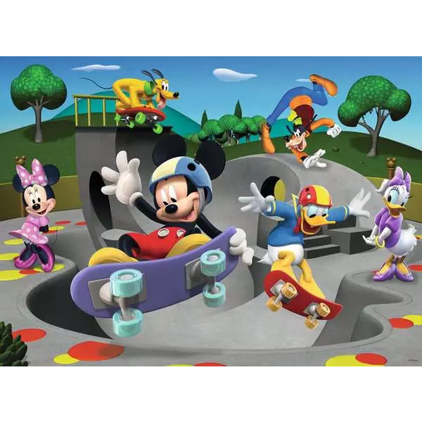 Ravensburger Mickey Mouse: At the Skatepark 100 Piece Puzzle
