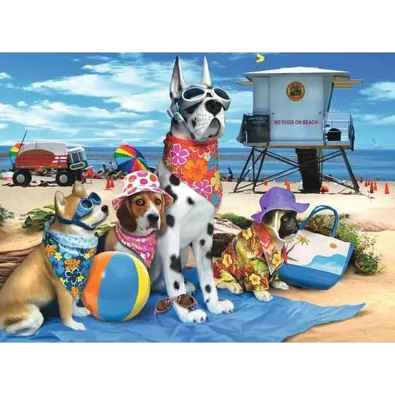 Ravensburger No Dogs on the Beach 100 Piece Puzzle