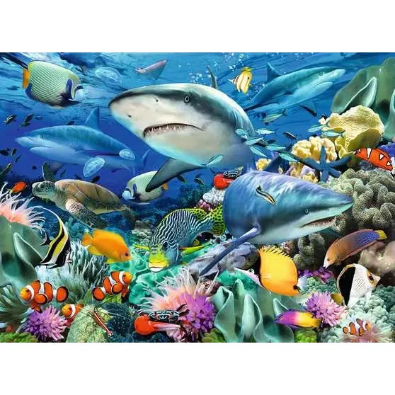 Ravensburger Shark Reef 100 Piece Puzzle