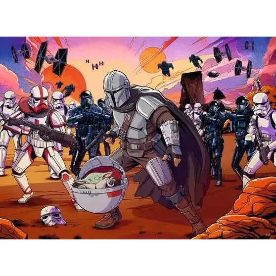Ravensburger Star Wars The Mandalorian: Face-Off 200 Piece Puzzle