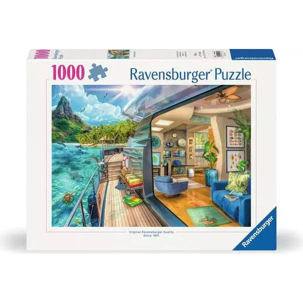 Ravensburger Tropical Island Charter 1000 Piece Puzzle