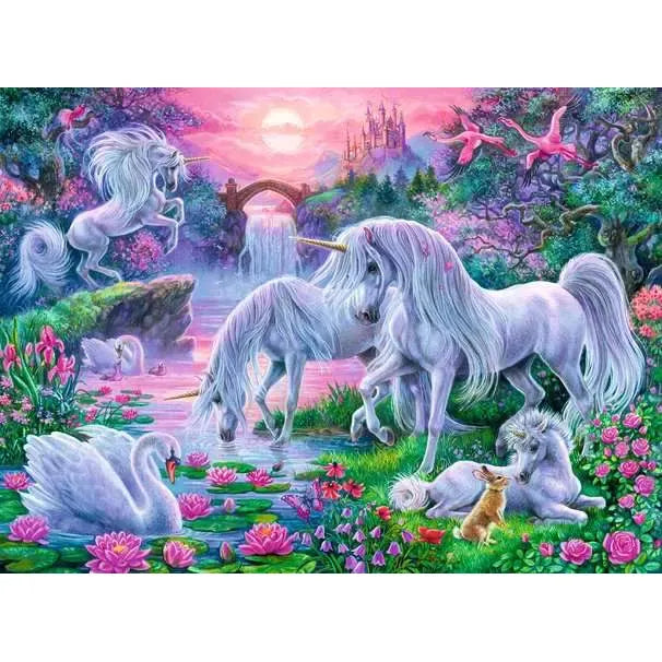 Ravensburger Unicorns in Sunset Glow 150 Piece Puzzle