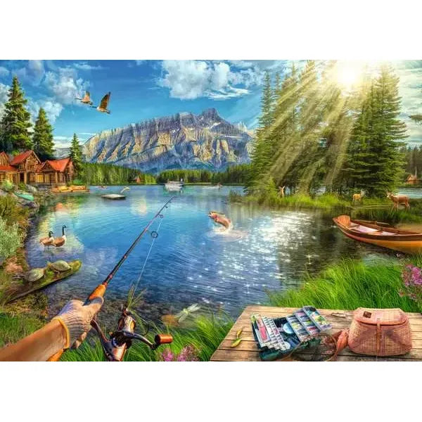 Ravensburger Wanderlust Life At The Lake 1000 Piece Puzzle
