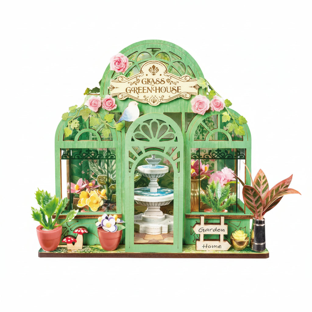 Rolife DIY Mini Store - Green Fountain Garden