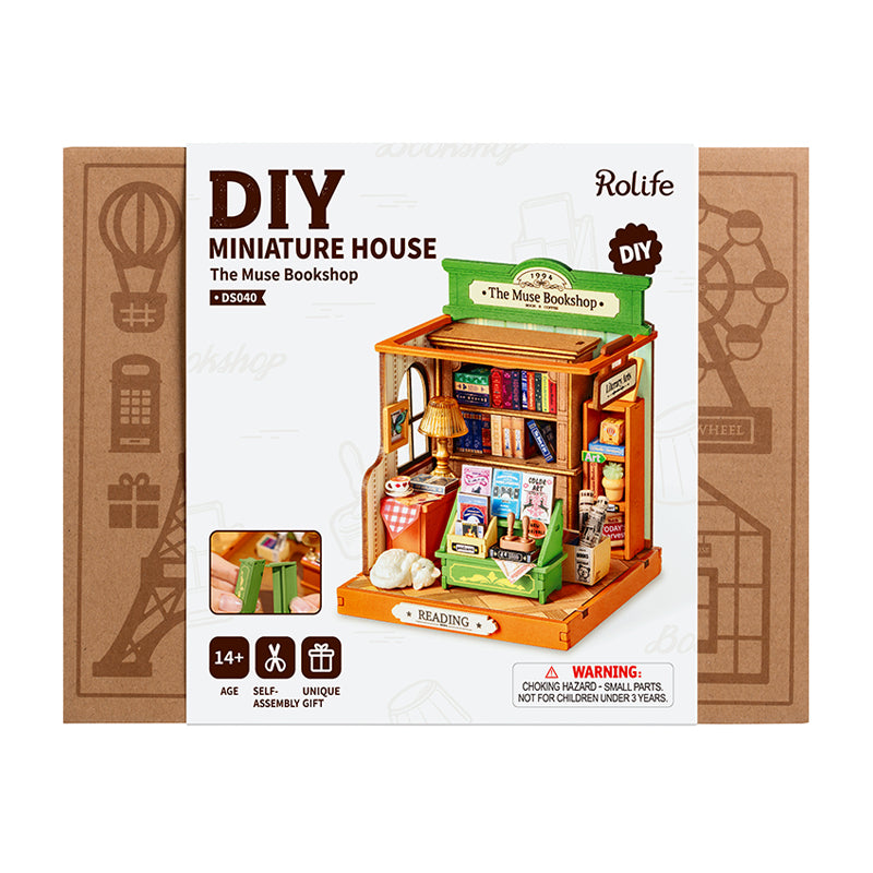 Rolife DIY Miniature House - The Muse Bookshop