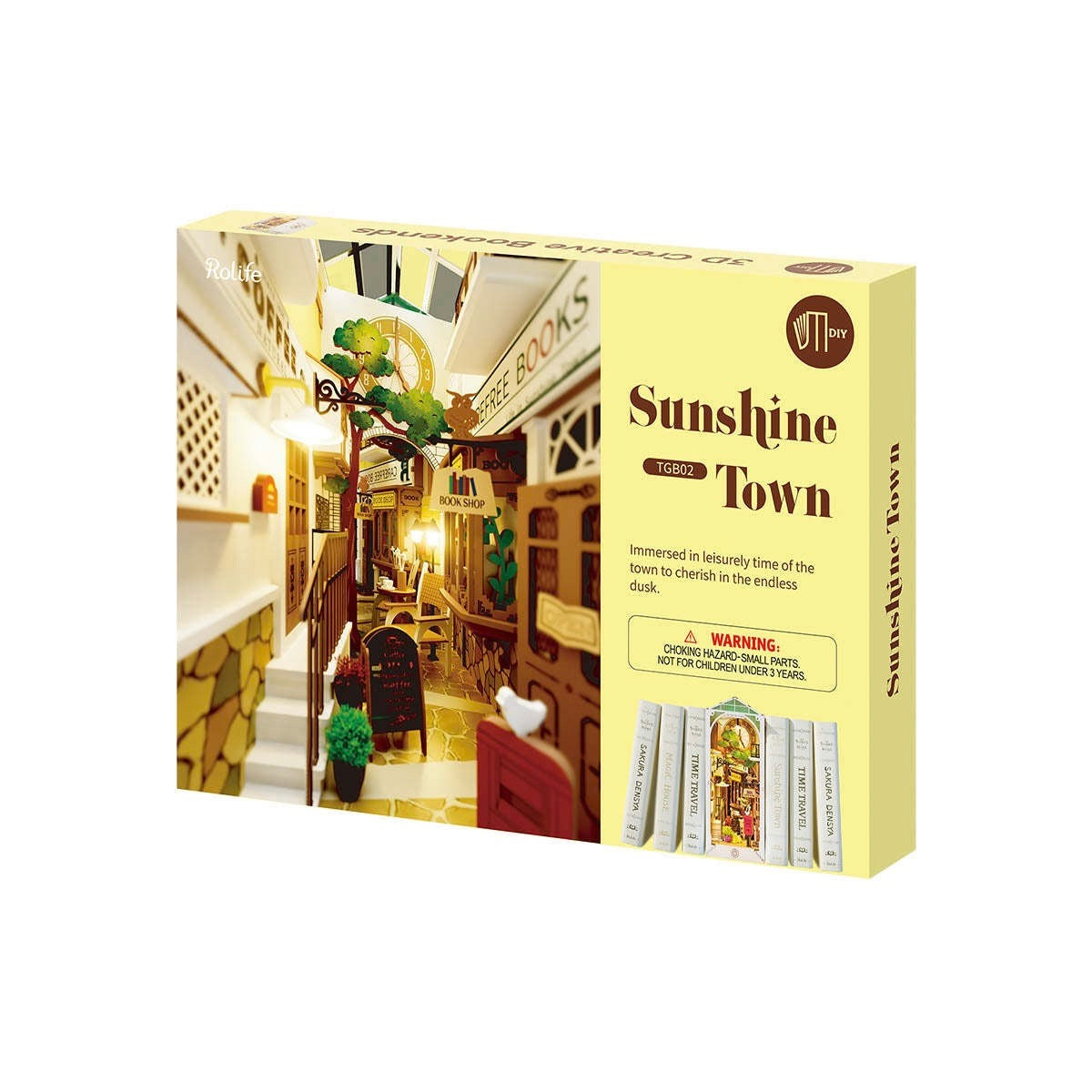 Rolife Book Nook & Wonderland Sunshine Town