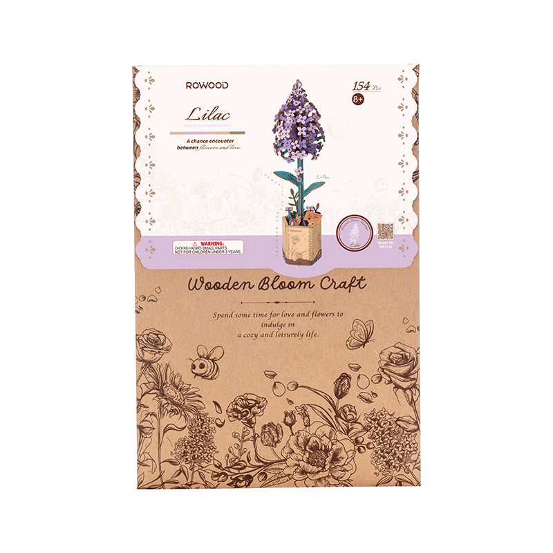 Rowood DIY Flower Puzzle - Lilac