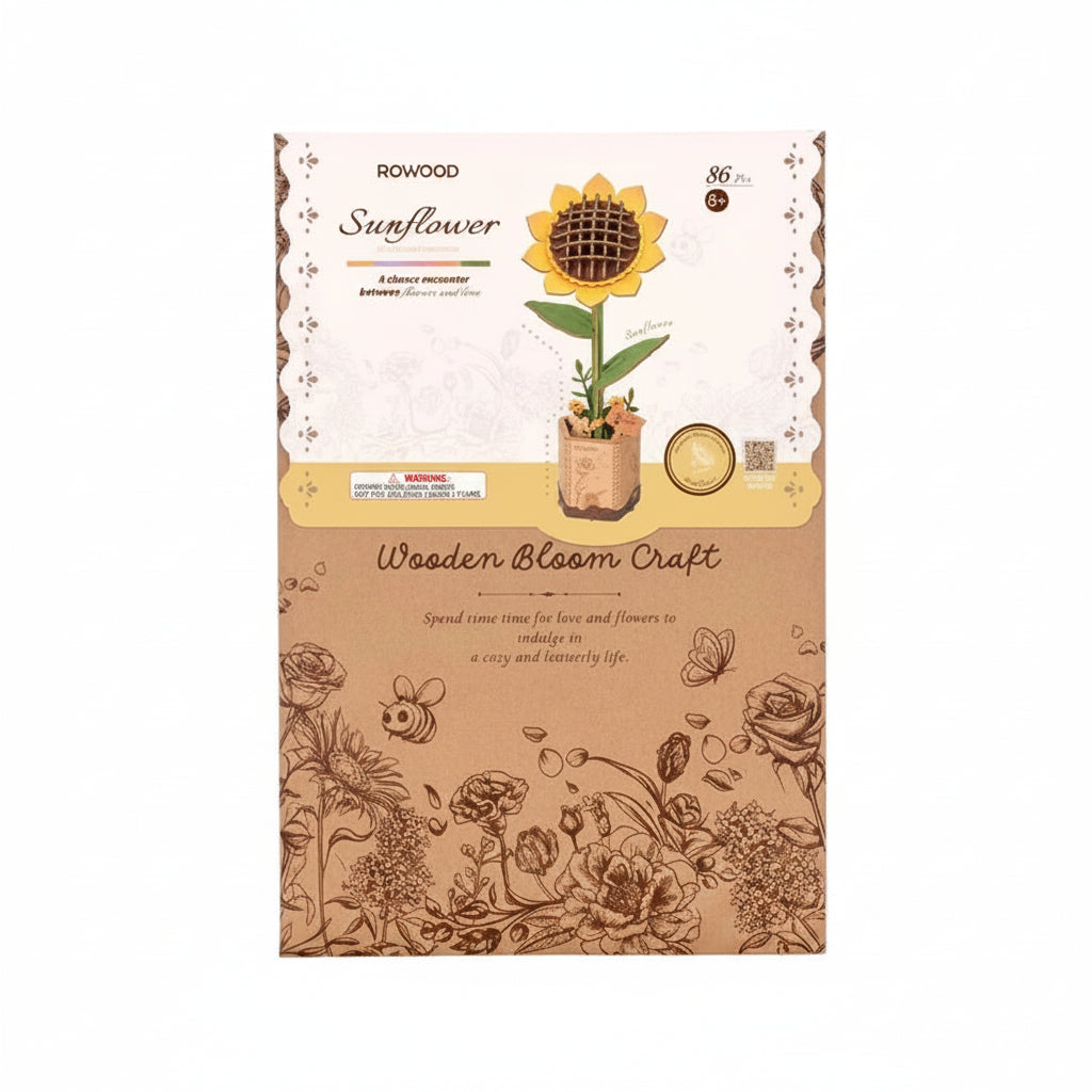Rowood DIY Flower Puzzle - Sunflower
