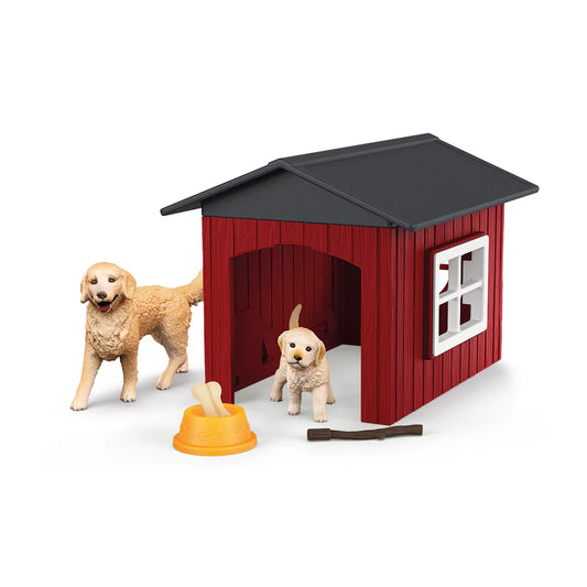 Schleich Farm World Dog Kennel 42722