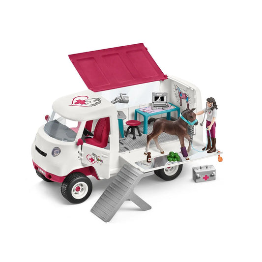 Schleich Horse Club Mobile Vet with Hanoverian Foal 42439