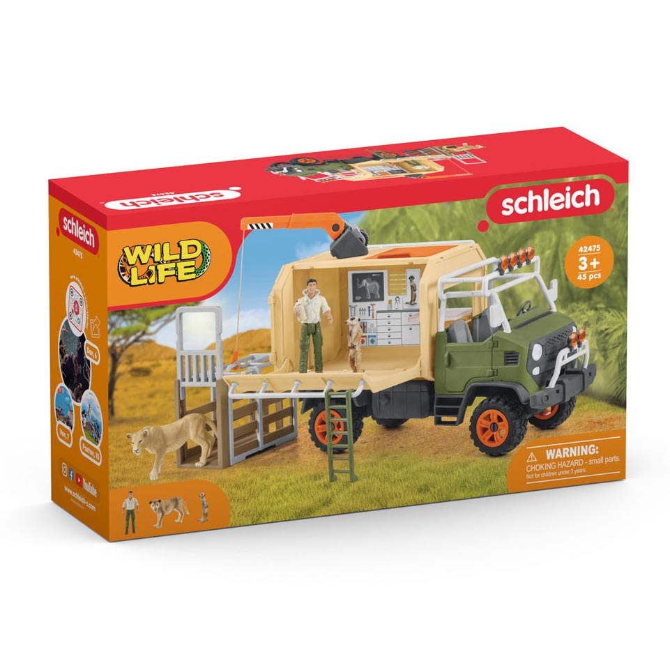 Schleich Wild Life Animal Rescue Large Truck 42475