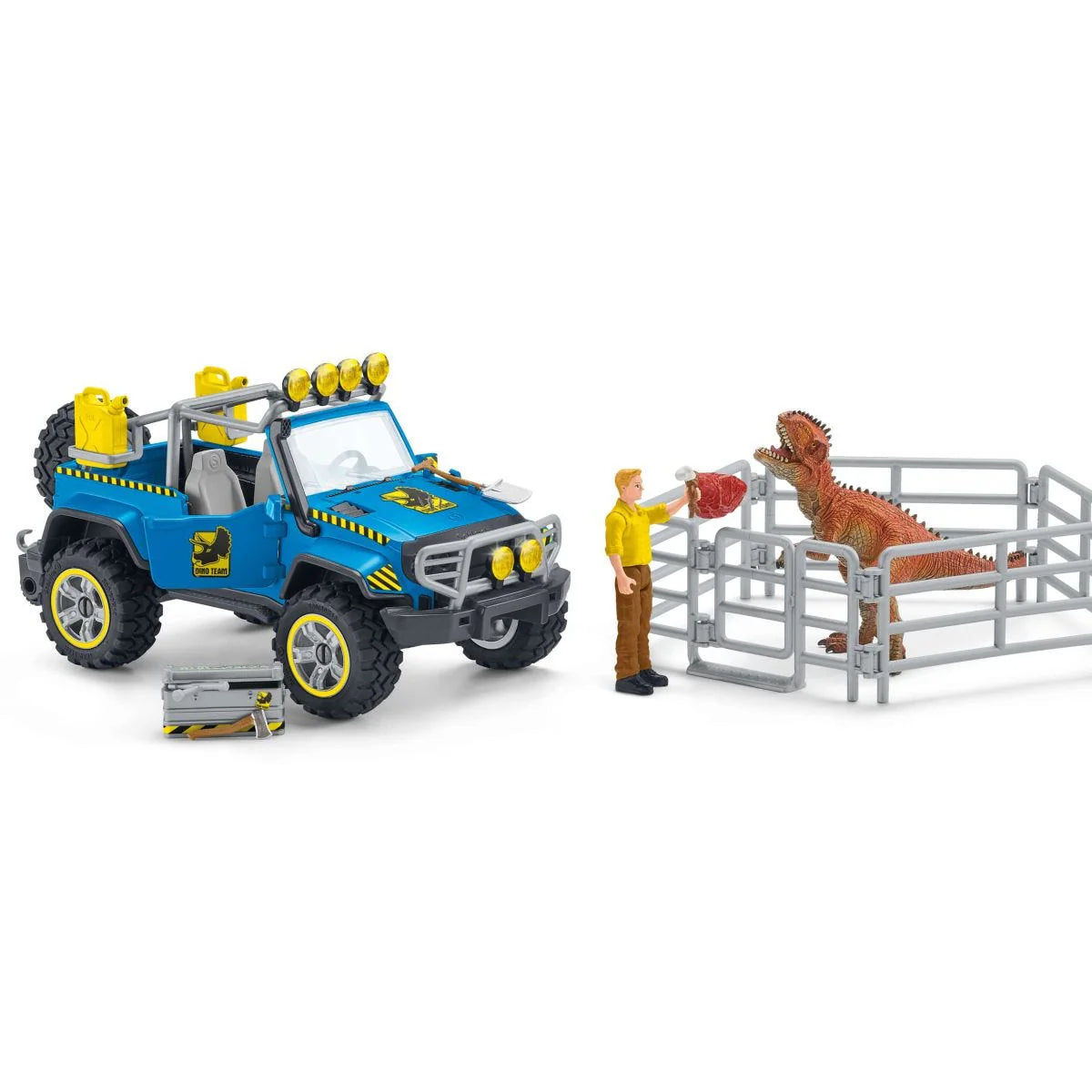 Schleich Dinosaurs Off-Road Vehicle with Dino Outpost 41464