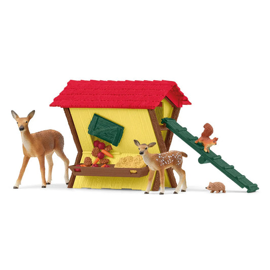 Schleich Farm World Feeding the Forest Animals 42658