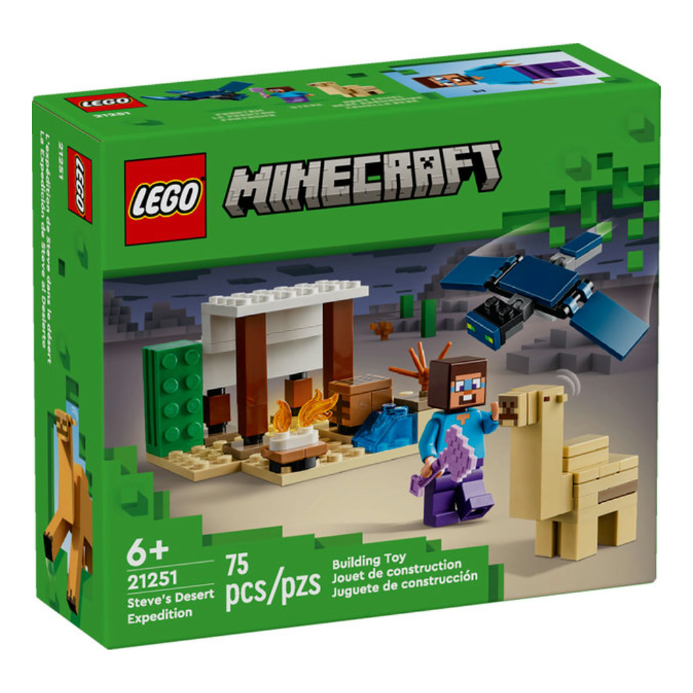 Lego Minecraft Steve's Desert Expedition
