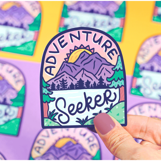 Turtle's Soup Adventure Seeker Vinyl Sticker