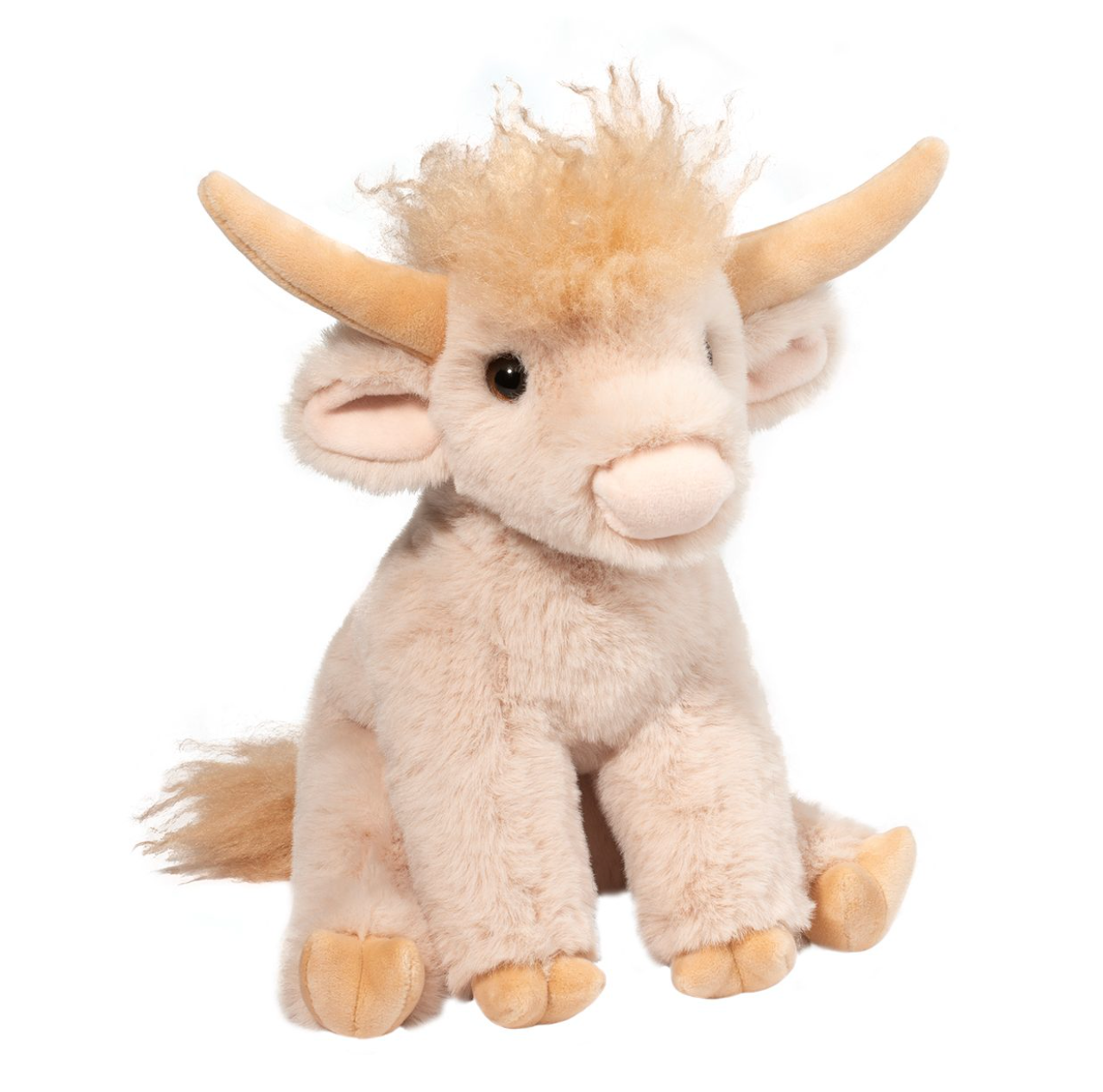 Douglas Laddie Cream Highland Cow Soft - 10"